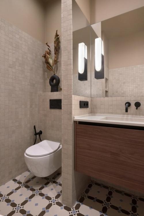 Стильная евротрешка с двумя спальнями и площадью - 63 кв. 07