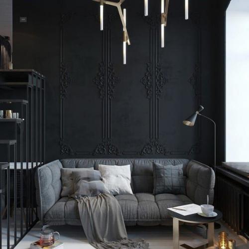 Несмотря на небольшую площадь квартиры в 24 квадратных метра, потолки достаточно высокие - 3, 8 метра. 01