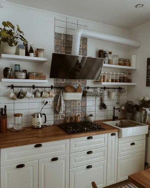 Кухня в скандинавском стиле.