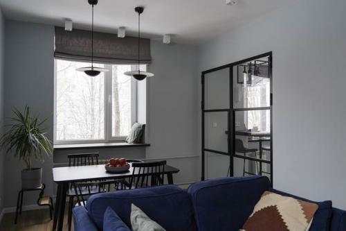 Интерьер квартиры, площадью 75 кв. 06