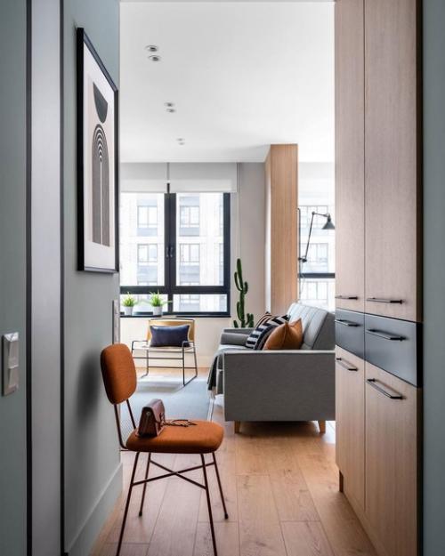 Современный минимализм в дизайне двухкомнатной квартиры. 05