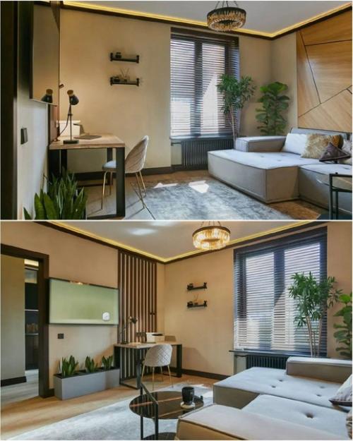 Квартира для молодого человека, в старом фонде, общей площадью 48 м/кв. 
