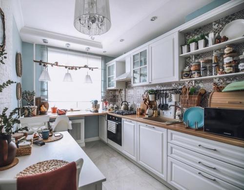 Кухня до и после ремонта.