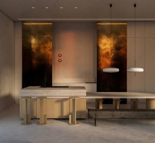 Дизайнер постарался сохранить эффект легкости и воздушности за счет простых форм и натуральных материалов. 03