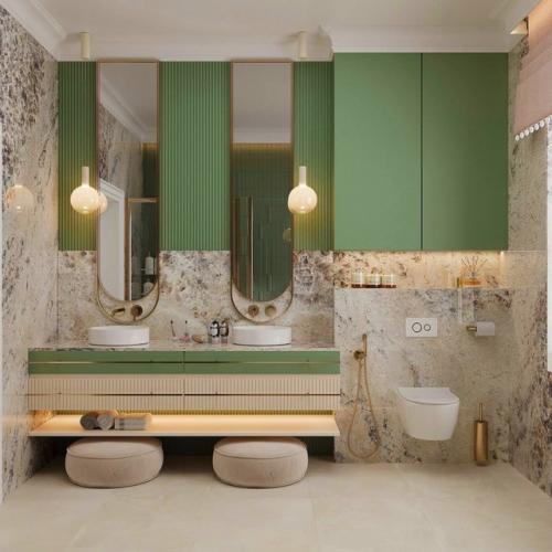 Санузел в загородном доме. 06