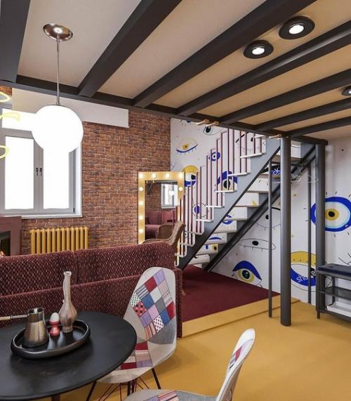 Яркие и динамичные аппартаменты. 02