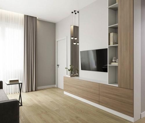 Интерьер небольшой квартиры, площадью 40 кв. 03