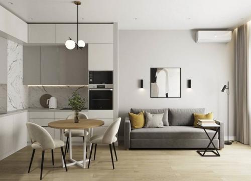 Интерьер небольшой квартиры, площадью 40 кв. 01