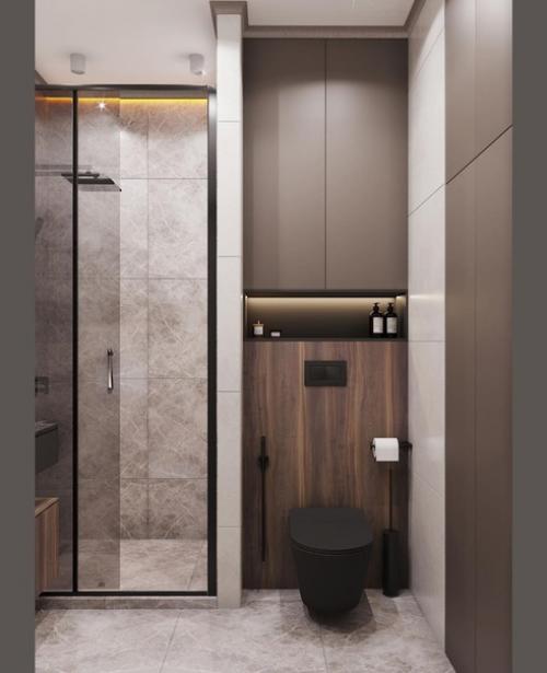 Современный интерьер однокомнатной квартиры. 05