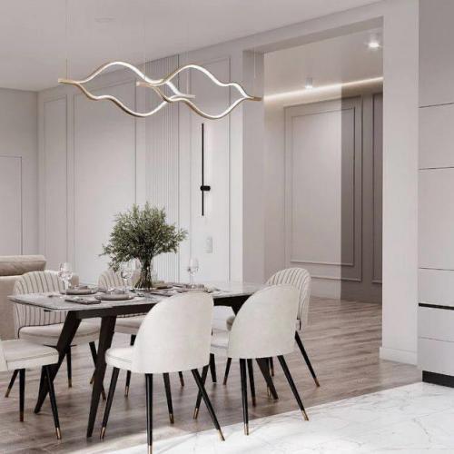 Дизайн загородного дома в стиле неоклассика площадью 150 м - это пространство, которое сочетает элегантность, сдержанность и благородство. 06