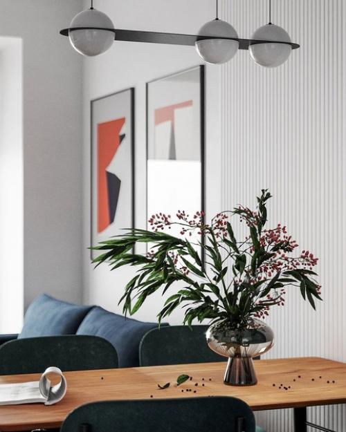 Кухня - гостиная площадью 25 кв. 05