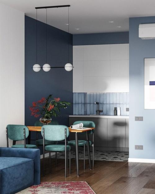 Кухня - гостиная площадью 25 кв. 02