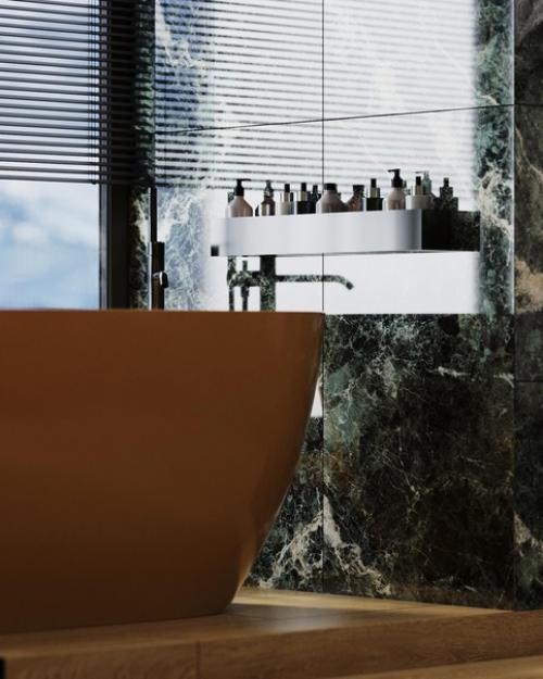 Тропическая ванная комната в загородном доме. 02