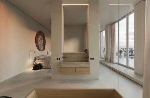 Дизайнер постарался сохранить эффект легкости и воздушности за счет простых форм и натуральных материалов. 05