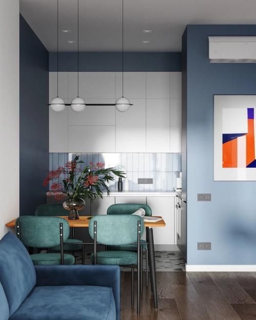 Кухня - гостиная площадью 25 кв.