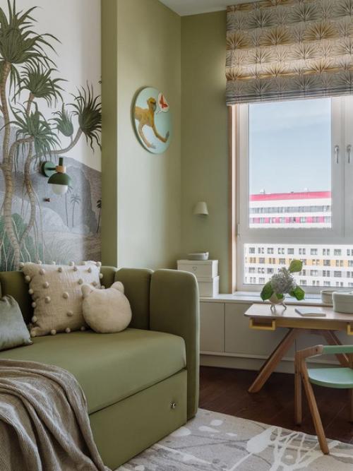 Квартира с яркими акцентами, площадью - 92 кв. 01