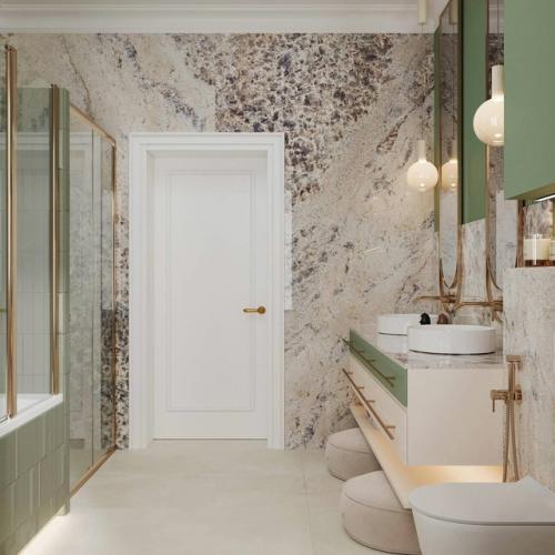 Санузел в загородном доме. 04