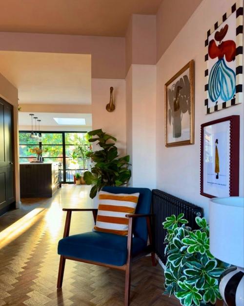 Интерьер этого дома - про настроение. 08