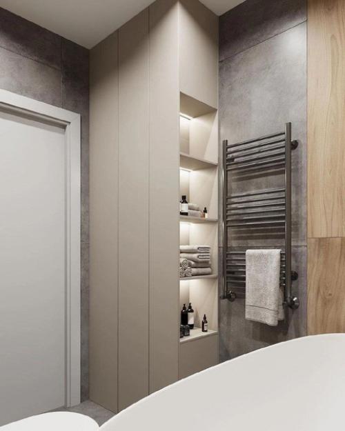 Интерьер ванной комнаты. 02