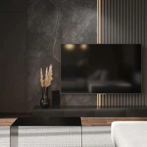 Гостиная в стиле минимализм с элементами лофта. 04