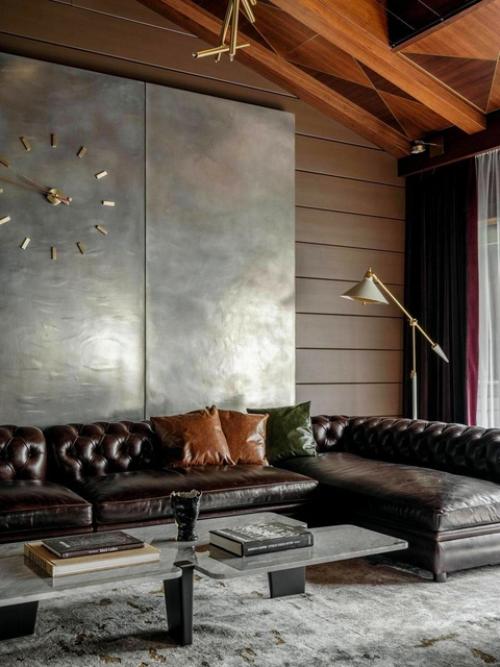 Просторный интерьер дома с яркими акцентами - сочетание лёгкости, стиля и индивидуальности. 05