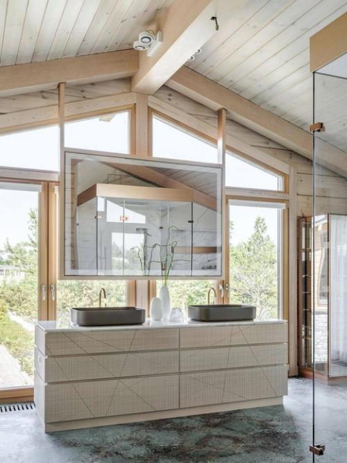 Просторный интерьер дома с яркими акцентами - сочетание лёгкости, стиля и индивидуальности. 02