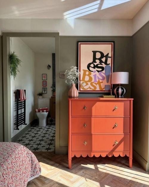 Интерьер этого дома - про настроение. 07