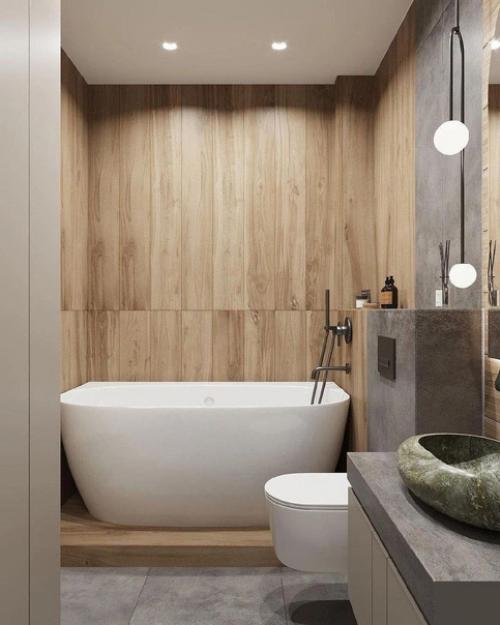 Интерьер ванной комнаты. 03