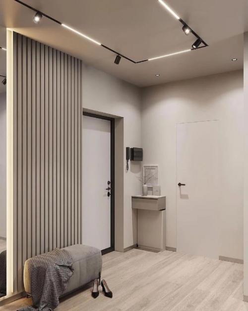 Проект квартиры.  Интересные решения для зонирования. 01