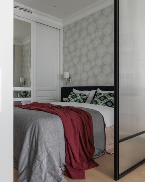 Интерьер квартиры с ощущением воздуха, простора и весеннего настроения. 03