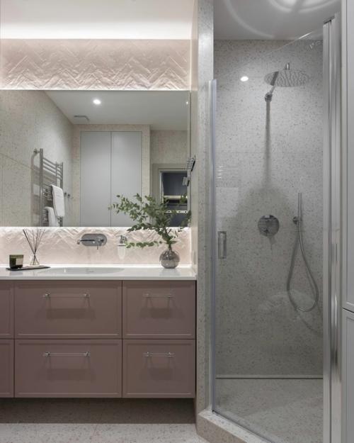 Интерьер квартиры с ощущением воздуха, простора и весеннего настроения. 06