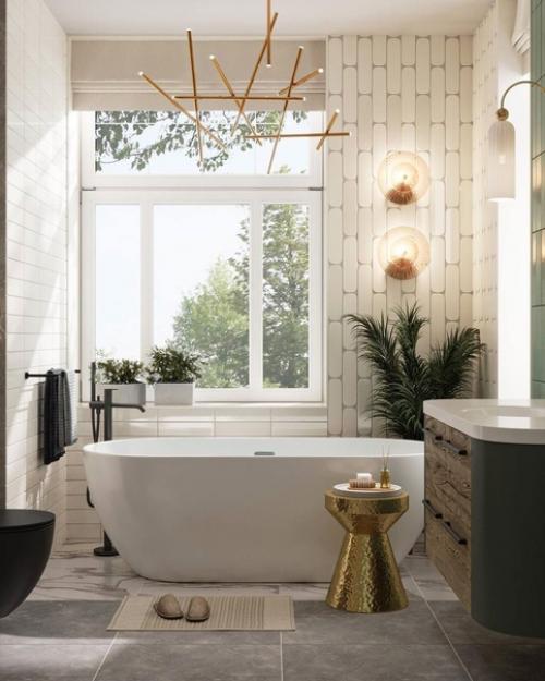 Санузел с окном.