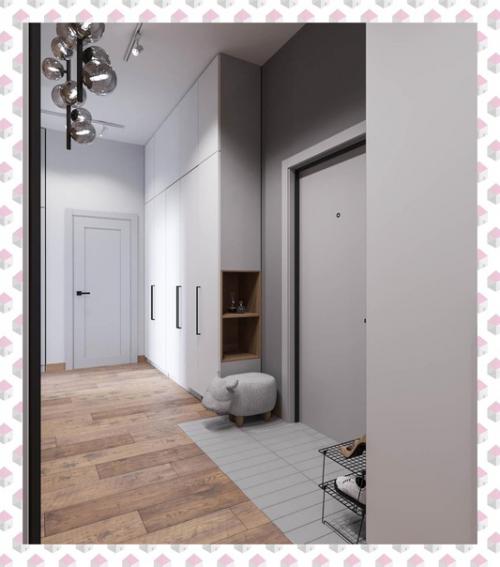 Стильная квартира.  Достаточно минималистично, но с определенными декоративными решениями. 02