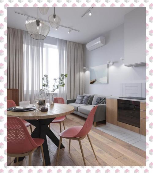 Стильная квартира.  Достаточно минималистично, но с определенными декоративными решениями. 06