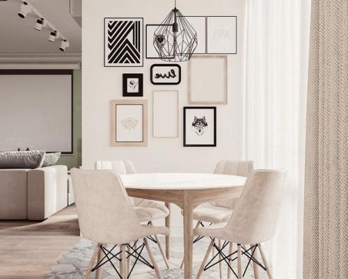 Кухня - гостиная: проект и его реализация.