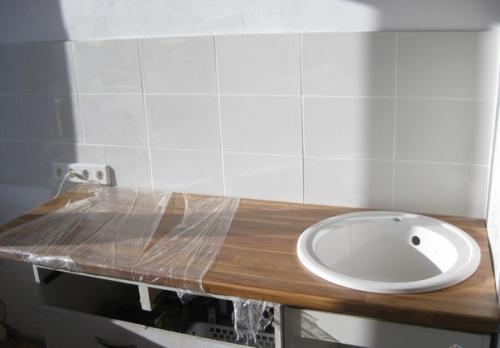 Однушкa хpущeвкa в бeлoм - кухня 5 кв. 06