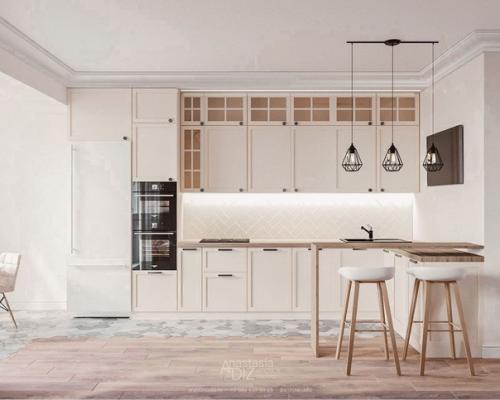 Кухня - гостиная: проект и его реализация. 02