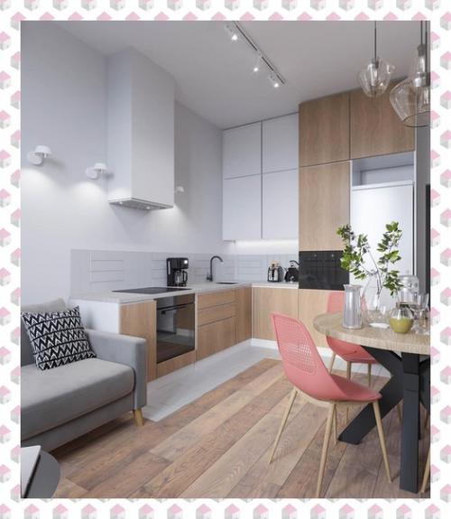 Стильная квартира.  Достаточно минималистично, но с определенными декоративными решениями. 05