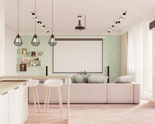 Кухня - гостиная: проект и его реализация. 01