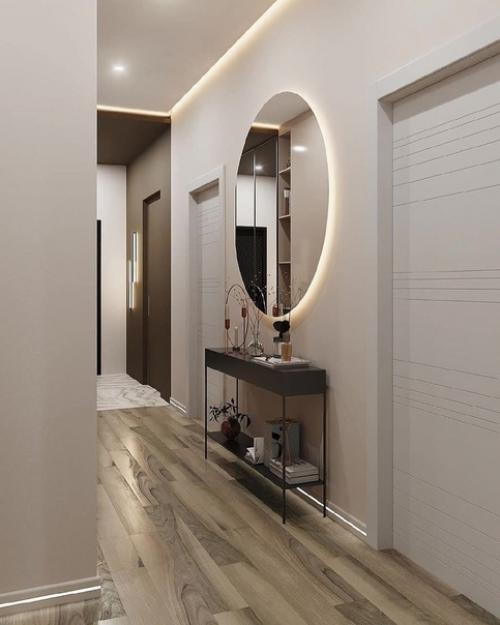 Интерьер кухни, спальни и прихожей. 03