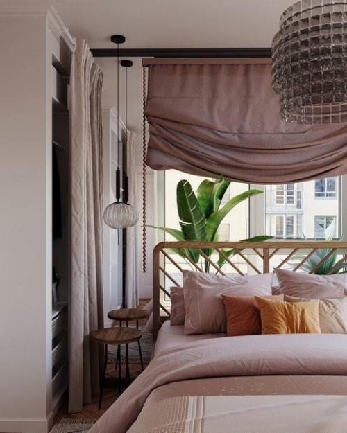 Винтажный интерьер трёхкомнатной квартиры, площадью 68 кв.