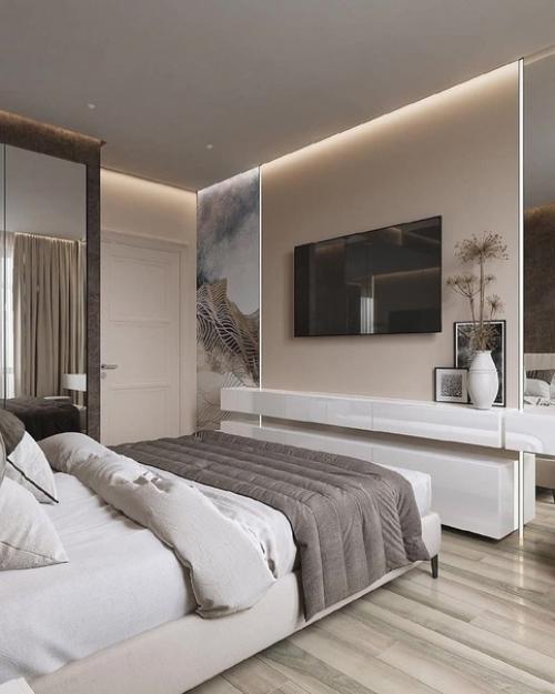 Интерьер кухни, спальни и прихожей. 04