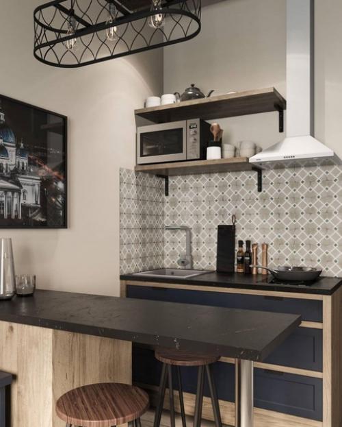 Микро кухни.  Все кухоньки не больше 4 кв. 03