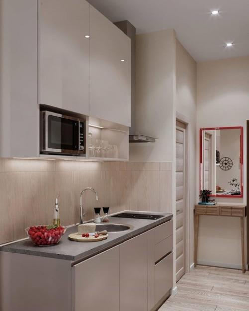 Микро кухни.  Все кухоньки не больше 4 кв. 02