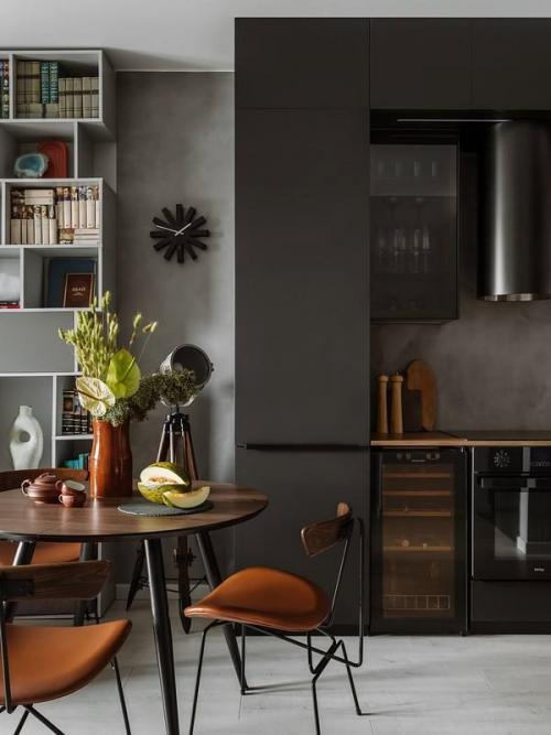 Интерьер этой квартиры - пример гармоничного слияния современного дизайна с этническими акцентами. 02