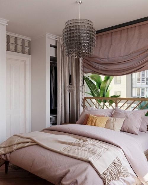 Винтажный интерьер трёхкомнатной квартиры, площадью 68 кв. 07