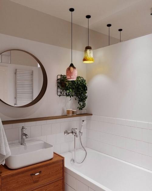 Винтажный интерьер трёхкомнатной квартиры, площадью 68 кв. 08