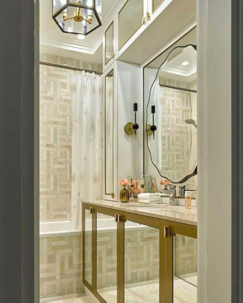 Эклектичный интерьер с элементами китайского стиля квартиры, площадью 89 кв. 07