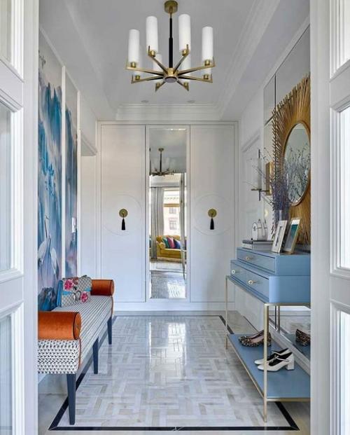 Эклектичный интерьер с элементами китайского стиля квартиры, площадью 89 кв. 04