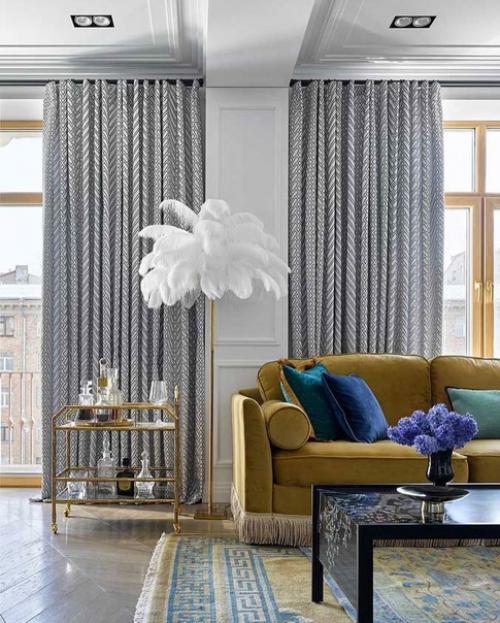 Эклектичный интерьер с элементами китайского стиля квартиры, площадью 89 кв. 03